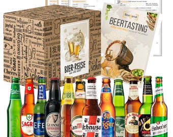 Biere der Welt (12 Flaschen) internationale Bier Spezialitäten zum Verschenken