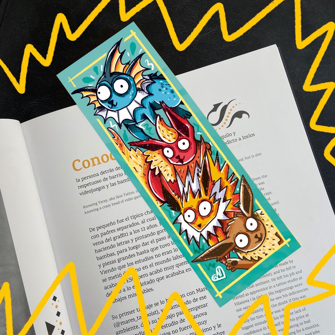 Eeveelution POKEMOUNE Bookmark - Etsy