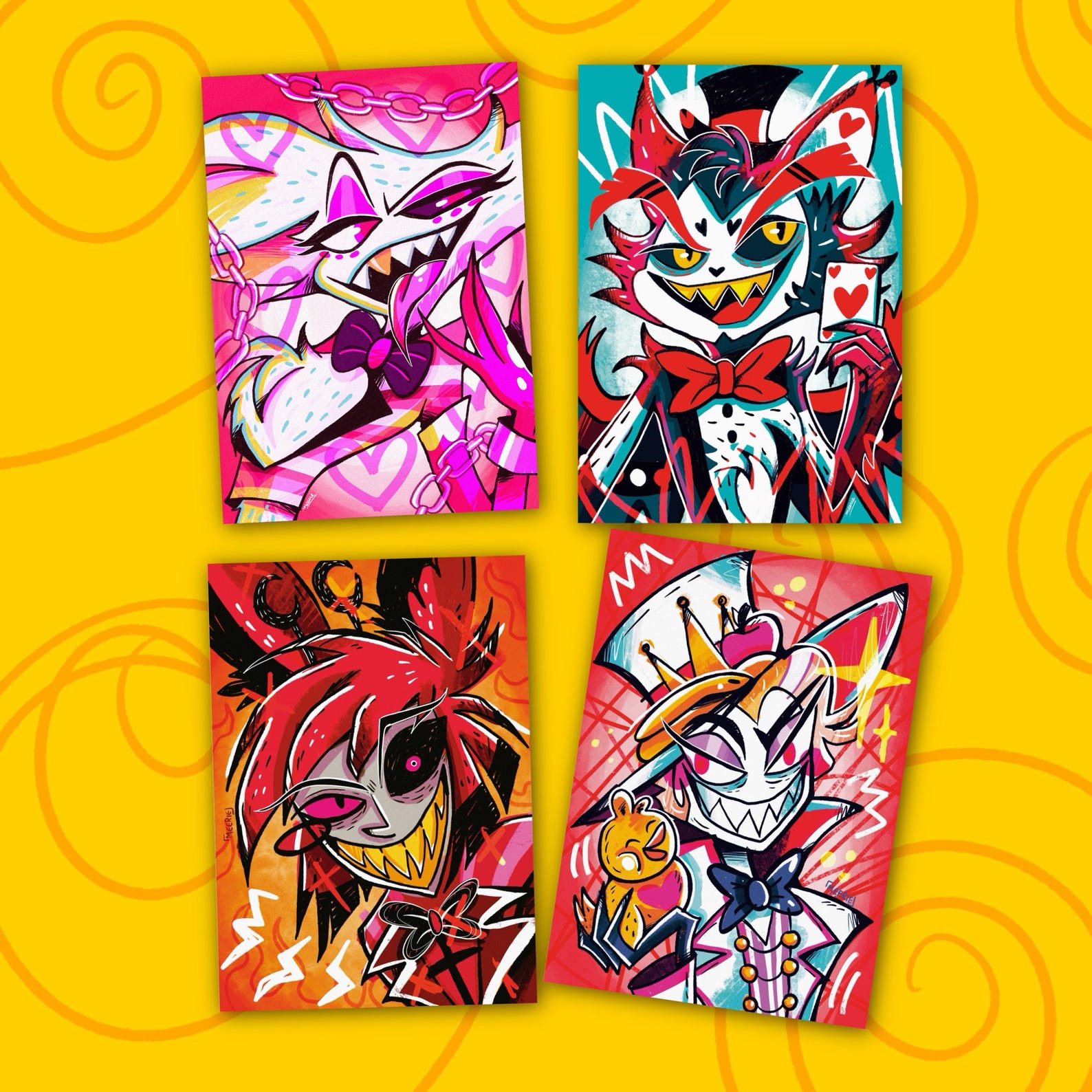 PRINT A6 - Hazbin Hotel - Etsy