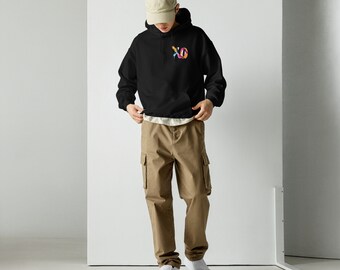 XO Bear hoodie, graffic hoodie, black hoodie, mens hoodie, womens hoodie, Unisex Hoodie, street fashion, street wear, graffiti hoodie