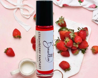 Strawberry Fantasy Perfume Oil/ Fragrance Oil for Women 10ml Roll on