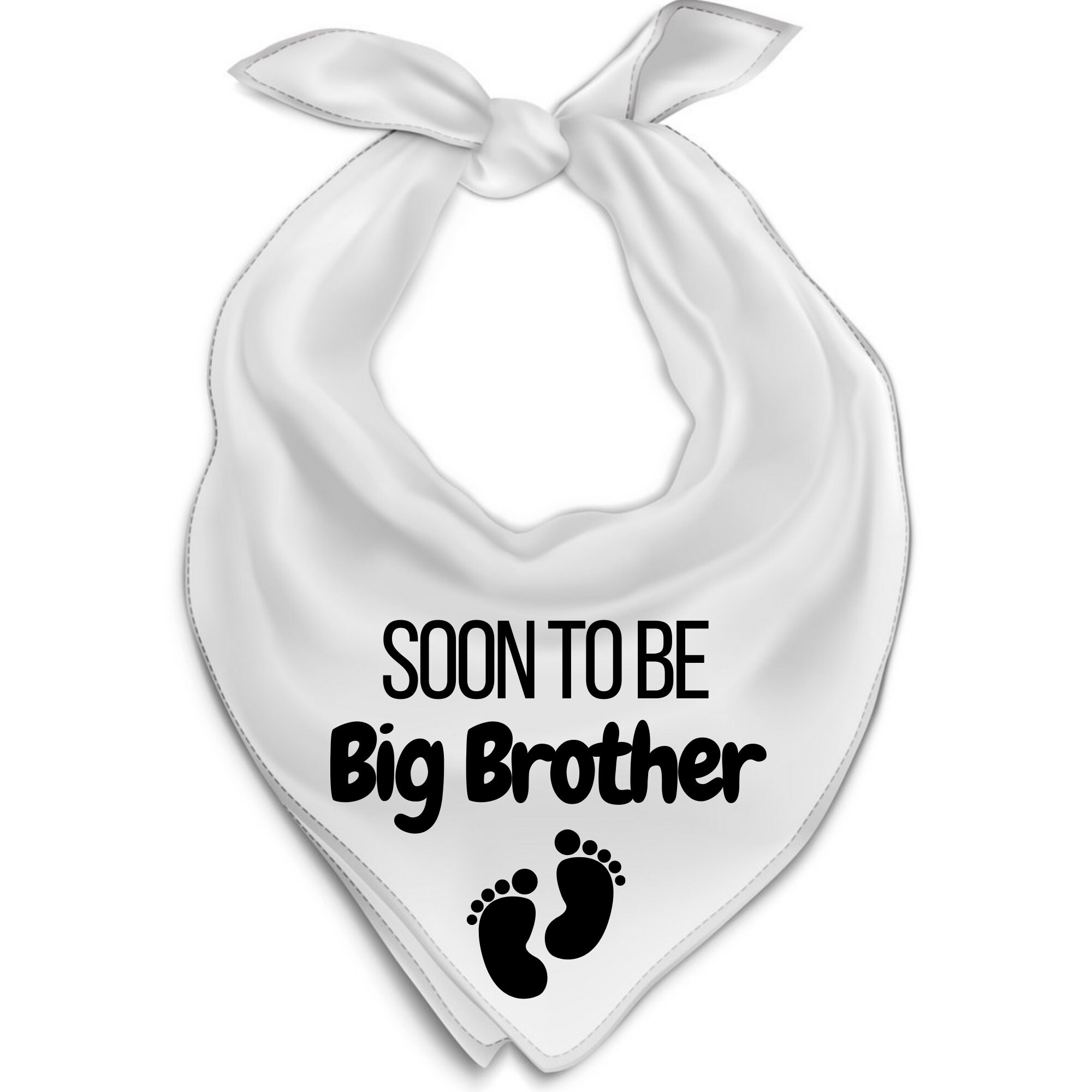 Soon to Be Big Brother Dog Bandana PNG Baby Feet Baby Etsy