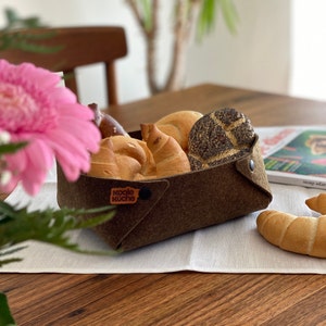 Piccolo sacchetto di pane in tessuto, porta pane da tavola, cestino del pane  per bancone, cestino