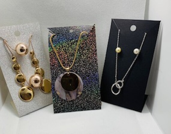 Jewelry cardstock discount