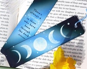 Moon Phases Bookmark | Atticus Quote | Astrology
