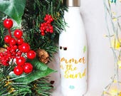 Summer Cartoon Stainless Steel Water Bottle: Picnic Essential