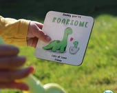 Custom Dinosaur Coaster: You're Roarsome Gift