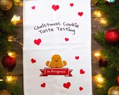 Christmas Cookie Taste Testing In Progress | Cotton Tea Towel