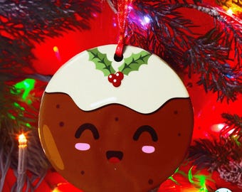 Cheeky Christmas Pudding Tree Ornament