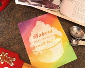 Cheery Kitchen Baking Themed Wall Art: Inspiring Quotes for Bakers