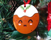 Cute Christmas Pudding Tree Ornament