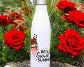 Cartoon Ice Cream Stainless Steel Water Bottle: Sweet Summer Vibes