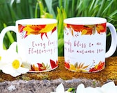 Emily Bronte Autumn Quote Mug: Gift for Book Lovers