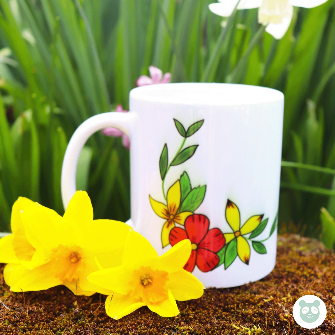 Sentimental Spring Mugs Bright, Colourful Spring-themed Mug | Teacher Gift - Etsy