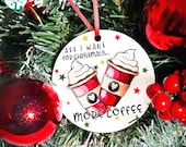 Seasonal Sip: Coffee Addict's Ornament for the Tree