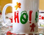 Festive Christmas Mug: Gingerbread Men, Holiday Cheer