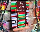 Book Lover Wall/Door Sign: Colorful Library Decor