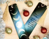 Moon Phases Bookmark | Atticus Quote | Astrology