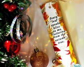 Autumn Leaves Bookmark: Emily Bronte Quote, Fall Colors