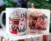 Coffee is my Valentine Mug & Coaster Gift Set | Teacher Appreciation Gift