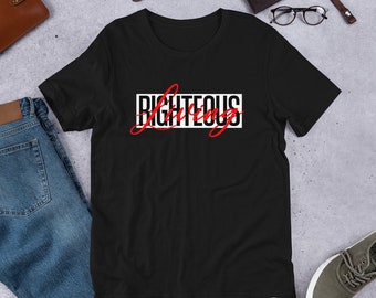 Righteous Living Tee - Christian Inspirational Shirt - Embrace a Life Aligned with Faith and Virtue!