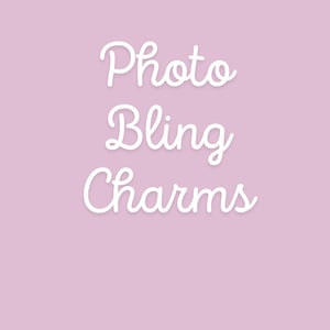 Custom Photo Shoe Charms with Bling - Personalized Charms for Your Style - Unique Shoe Accessories
