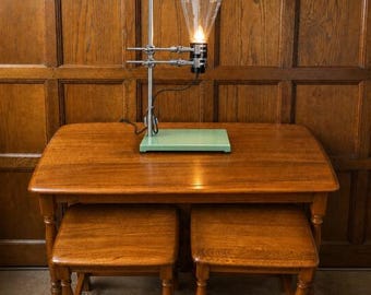 Original hand-made science lab desk lamp
