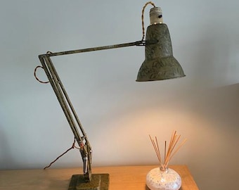 Anglepoise Model 1227 two-step Scumble pattern table lamp
