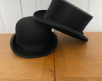Bowler Hat and Dressage Hat
