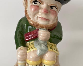 Toby jug of Scottish man