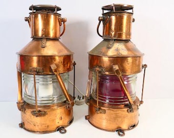 Alderson & Gyde Ship Lanterns Not Under Command Birmingham Early 1940s WWii