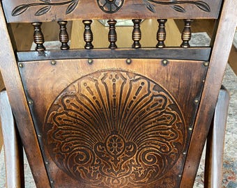 Antique early Edwardian rocking chair