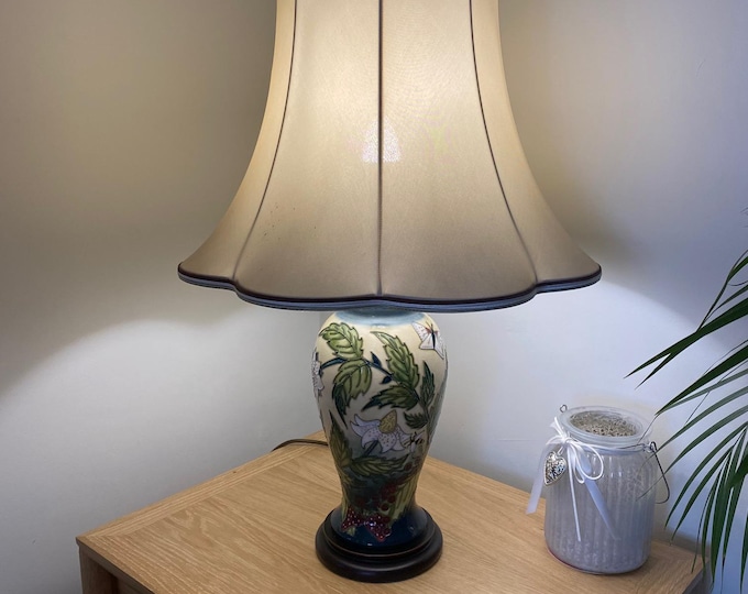 Nicola Slaney designed Moorcroft Lamp