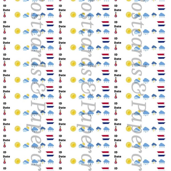 Postcrossing ID stickers, Postfun, Netherlands, 39 pieces ,Printable PDF-PNG, download, Post crossing