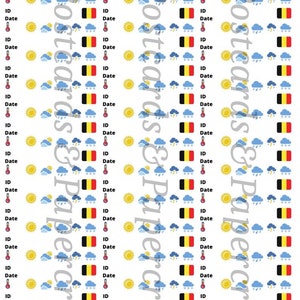 Pegatinas de identificación postcrossing Bélgica Pegatinas Postfun Descarga PDF-PNG imprimible 39 piezas