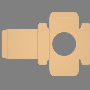 Geschenkbox-Vorlage SVG, Box DXF, Verpackungsbox SVG, A4-Box für Schneidemaschine, sofortiger Download jetzt, Favor Box, Cricut Maker, Schmuckschatulle