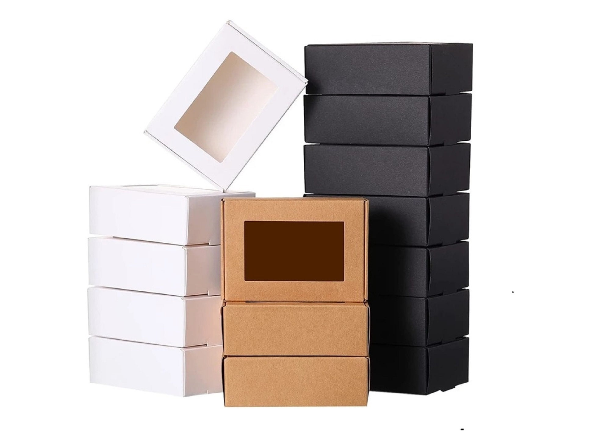 Gift Box Template With Window SVG Box DXF Packaging Box SVG - Etsy ...