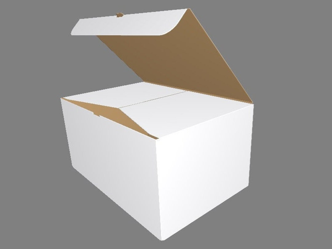 Gift Box Template SVG Rectangular Box SVG Packaging Box SVG - Etsy UK