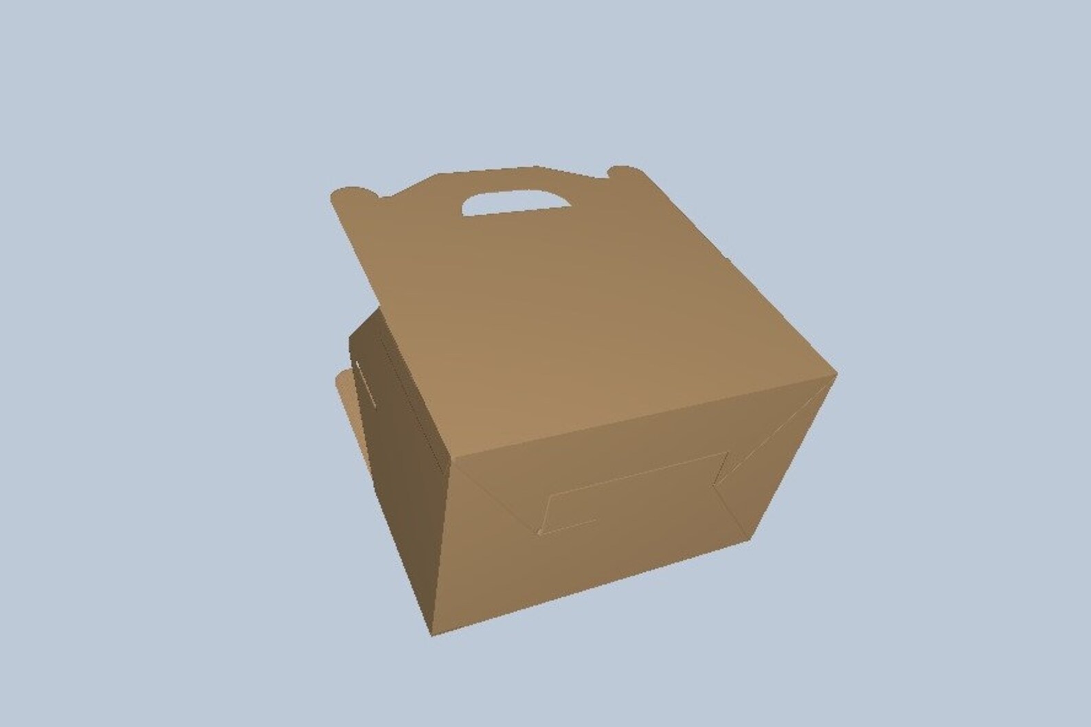 Cake Box Template Pdf Jpg PNG SVG And DXF Etsy Canada