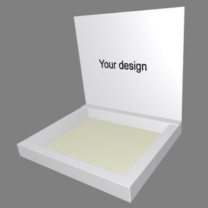 Tray Box Selbstsichernd, Geschenkbox Vorlage SVG, Box DXF, Verpackungsbox SVG, Box Vektor, Für Schneidemaschine, Sofort Download jetzt, digitale Datei Bild 1