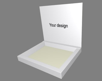 Caja de bandeja autoblocante, plantilla de caja de regalo SVG, caja DXF, caja de embalaje SVG, vector de caja, para máquina de corte, descarga instantánea ahora, archivo digital