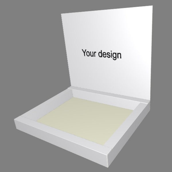 Caja de bandeja autoblocante, plantilla de caja de regalo SVG, caja DXF, caja de embalaje SVG, vector de caja, para máquina de corte, descarga instantánea ahora, archivo digital