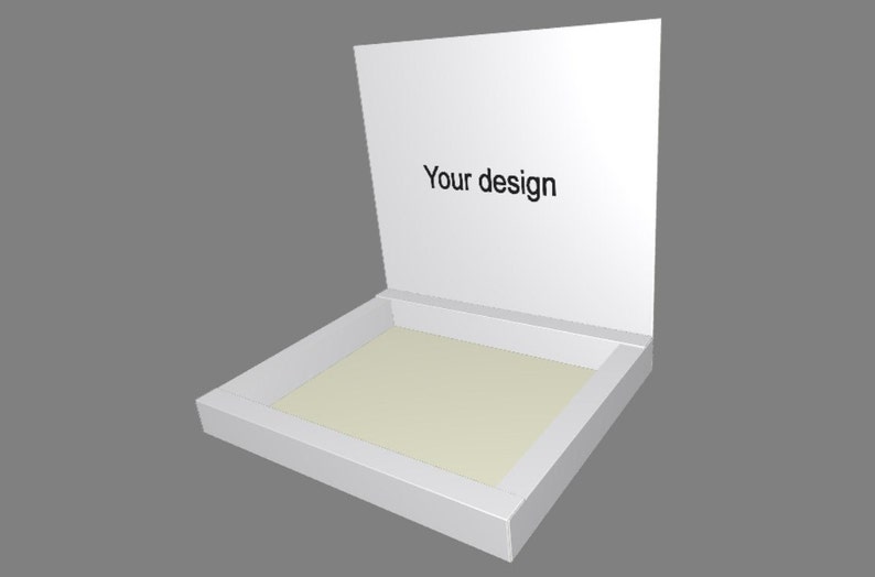 Caja de bandeja autoblocante, plantilla de caja de regalo SVG, caja DXF, caja de embalaje SVG, vector de caja, para máquina de corte, descarga instantánea ahora, archivo digital imagen 1