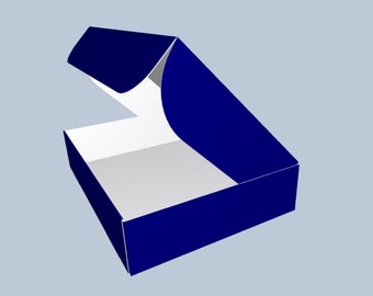 Plantilla de caja de regalo SVG, caja DXF, caja de embalaje SVG, vector de caja, para máquina de corte, descarga instantánea ahora, caja de favor, máquina Cricut
