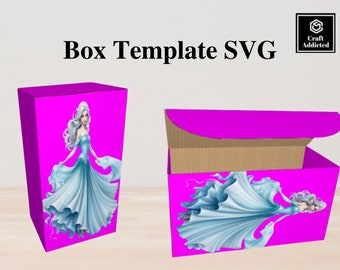 Enchanted Doll Box Template, DIY Fairy-Themed Craft, Instant download