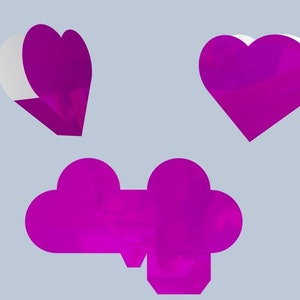 Heart Box Template SvG, Box DXF, Packaging Box SVG, Box Vector,For Cutting Machine, Instant Download Now,Favor Box, Lover heart SVG