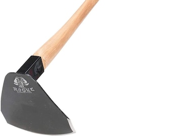 Field Hoe with 8-1/2” Curved Head, 40” Curved Hickory Handle Made in USA