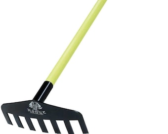 11.5″ Fire Rake with 54-60 inch Ash or Fiberglass Handle Made in USA
