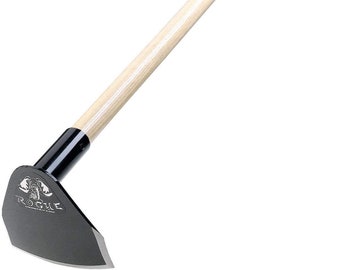 Hoe 5.5 Inch Wide Blade Heavy Duty Garden Cultivator Field Hoe Tool with Ash or Fiberglass handle