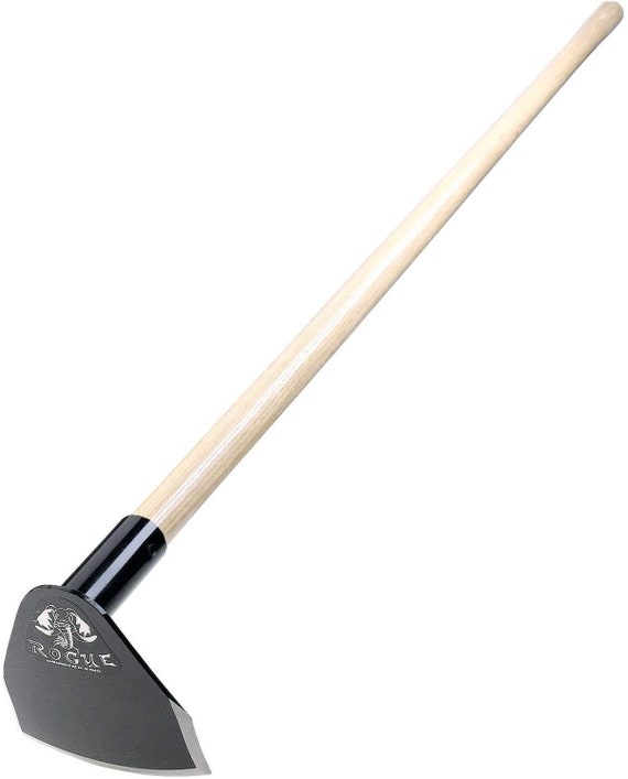 Hoe 5.5 Inch Wide Blade Heavy Duty Garden Cultivator Field Hoe Tool with Ash or Fiberglass handle